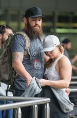 RONDA ROUSEY at Airport in Melbourne 10/04/2018