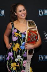 RONDA ROUSEY at WWE’s First Ever All-women’s Event Evolution in Uniondale 10/28/2018