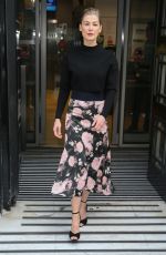 ROSAMUND PIKE Arrives at BBC Radio in London 10/12/2018