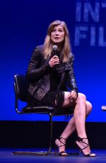 ROSAMUND PIKE at A Private War Panel  at Hamptons International Film Festival 10/07/2018