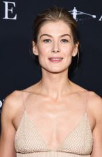 ROSAMUND PIKE at A Private War Premiere in Beverly Hills 10/24/2018