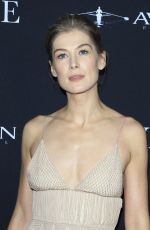 ROSAMUND PIKE at A Private War Premiere in Los Angeles 10/24/2018