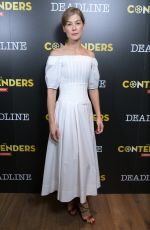 ROSAMUND PIKE at A Private War Presentation in London 10/13/201