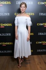 ROSAMUND PIKE at A Private War Presentation in London 10/13/201