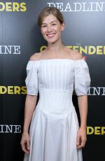 ROSAMUND PIKE at A Private War Presentation in London 10/13/201