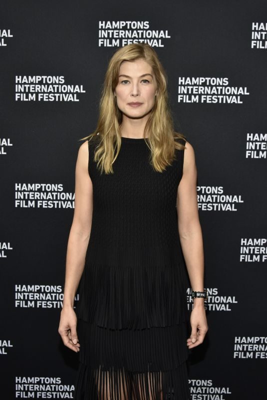 ROSAMUND PIKE at Hamptons International Film Festival 10/07/2018