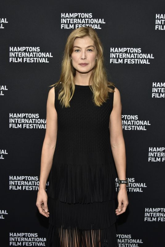 ROSAMUND PIKE at Hamptons International Film Festival 10/07/2018