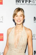 ROSAMUND PIKE at Mill Valley Film Festival Opening Reception 10/04/2018