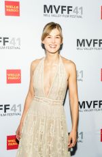ROSAMUND PIKE at Mill Valley Film Festival Opening Reception 10/04/2018