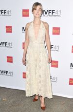ROSAMUND PIKE at Mill Valley Film Festival Opening Reception 10/04/2018