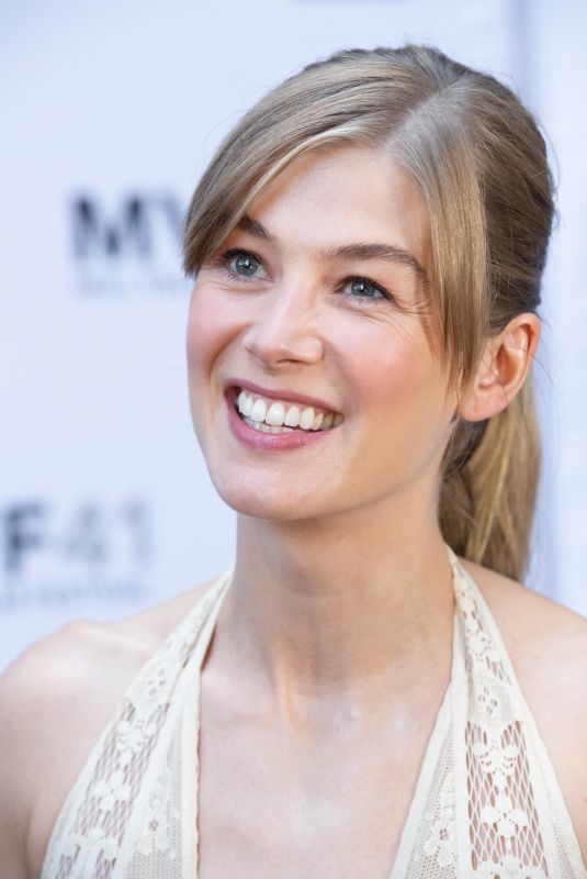 ROSAMUND PIKE at Mill Valley Film Festival Opening Reception 10/04/2018