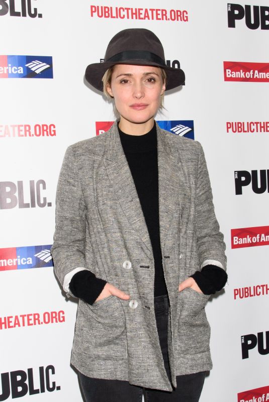 ROSE BYRNE at Mother of the Maid Opening Night in New York 10/17/2018