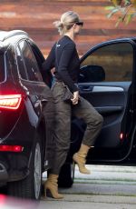 ROSIE HUNTIGNTON-WHITELEY Arrives at Lancer Dermatology in Beverly Hills 10/29/2018