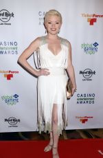 RUBY LEWIS at Casino Entertainment Awards in Las Vegas 10/10/2018