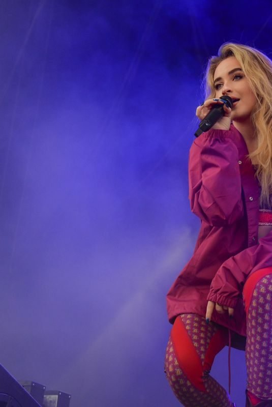 SABRINA CARPENTER Performs at Q100 Q-topia Fest in Atlanta 10/12/2018