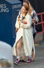 SADIE SINK on the Set of Stranger Things Season 3 in Palmetto 10/04/2018