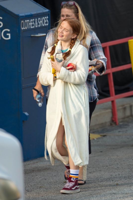 SADIE SINK on the Set of Stranger Things Season 3 in Palmetto 10/04/2018