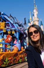 SALMA HAYEK at Disneyland Paris Park 10/17/2018