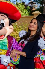 SALMA HAYEK at Disneyland Paris Park 10/17/2018