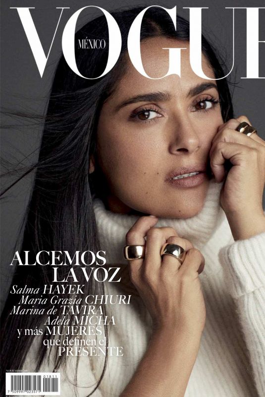 SALMA HAYEK in Vogue Magazine, Mexico November 2018 Issue
