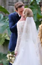 SAMARA WEAVING on the Set of Ready or Not in Toronto 10/17/2018