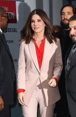 SANDRA BULLOCK Arrives at Birdbox Screening in New York 10/26/2018