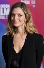 SARA COLANGELO at The Kindergarden Teacher Premiere at BFI London Film Festival 10/18/2018