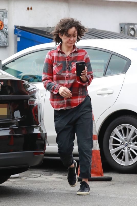 SARA GILBERT Out and About in Los Angeles 10/06/2018