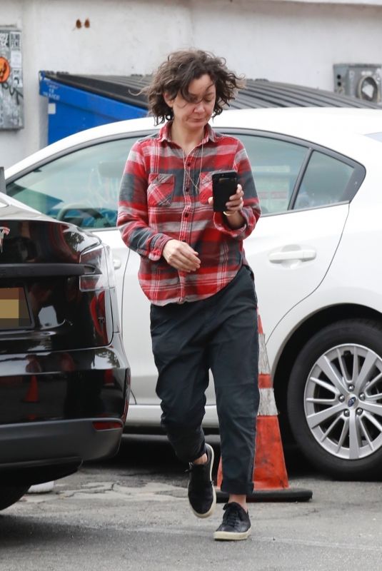 SARA GILBERT Out and About in Los Angeles 10/06/2018