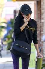 SARAH HYLAND Arrives at Pilates Class in Los Angeles 10/18/2018