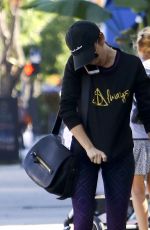 SARAH HYLAND Arrives at Pilates Class in Los Angeles 10/18/2018