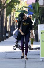 SARAH HYLAND Arrives at Pilates Class in Los Angeles 10/18/2018