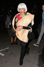 SARAH HYLAND as Taco Bell Out for Halloween 10/27/2018