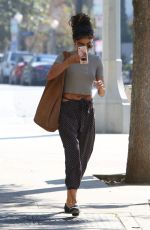 SARAH HYLAND at a Nail Salon in Los Angeles 10/25/2018