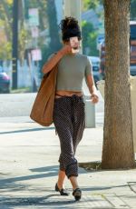 SARAH HYLAND at a Nail Salon in Los Angeles 10/25/2018