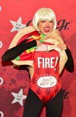SARAH HYLAND at Just Jared Halloween Party in West Hollywood 01/27/2018