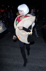 SARAH HYLAND at Just Jared Halloween Party in West Hollywood 01/27/2018