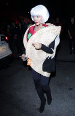 SARAH HYLAND at Just Jared Halloween Party in West Hollywood 01/27/2018