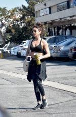 SARAH HYLAND in Tights Out in LOs Angeles 10/11/2018