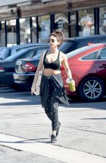 SARAH HYLAND in Tights Out in LOs Angeles 10/11/2018