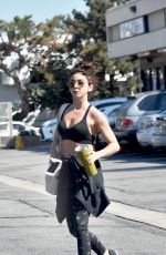 SARAH HYLAND in Tights Out in LOs Angeles 10/11/2018