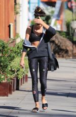 SARAH HYLAND Leaves a Gym in Los Angeles 10/15/2018