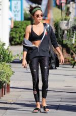 SARAH HYLAND Leaves a Gym in Los Angeles 10/15/2018