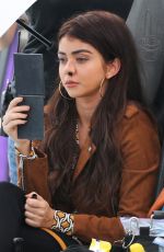SARAH HYLAND on the Set of Modern Family in Santa Monica 10/02/2018