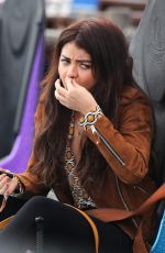 SARAH HYLAND on the Set of Modern Family in Santa Monica 10/02/2018