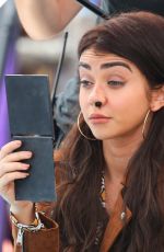 SARAH HYLAND on the Set of Modern Family in Santa Monica 10/02/2018