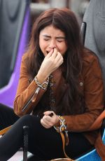 SARAH HYLAND on the Set of Modern Family in Santa Monica 10/02/2018