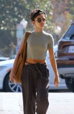 SARAH HYLAND Out and About in Los Angeles 10/25/2018