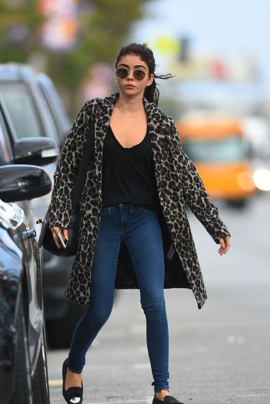 SARAH HYLAND Out and About in Studio City 10/13/2018