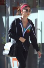SARAH HYLAND Out Shopping in Studio City 10/16/2018
